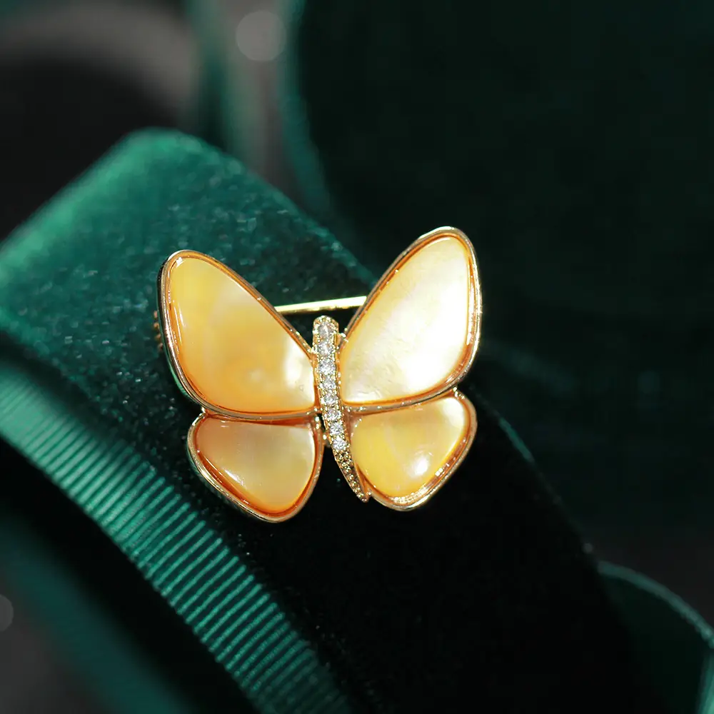 Classic Butterfly Pin Set Three Color Women's Gift - Image 6