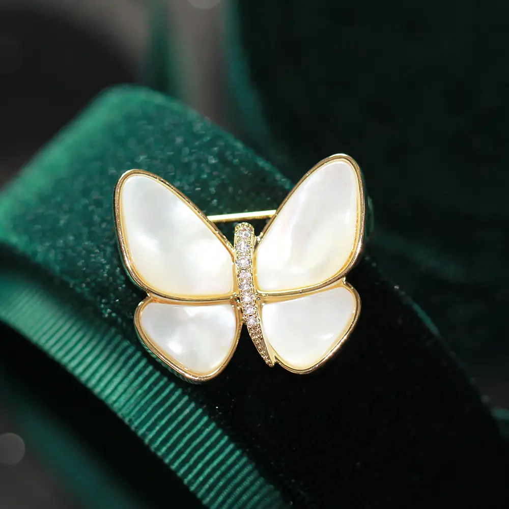 Classic Butterfly Pin Set Three Color Women's Gift - Image 7