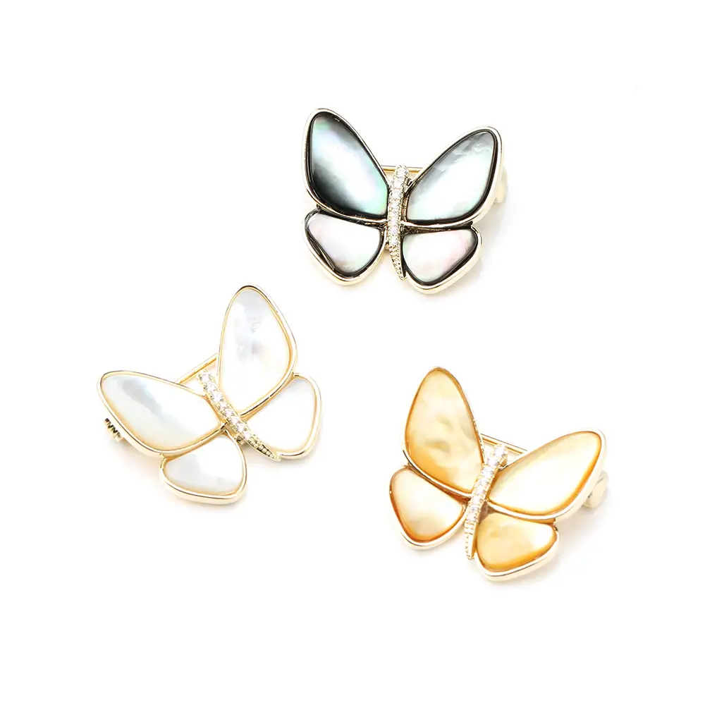 Classic Butterfly Pin Set Three Color Women's Gift - Image 8