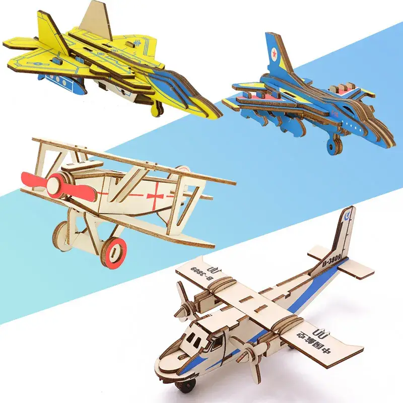 AS98-30 Wooden Aircraft Puzzle for Kids - Image 33