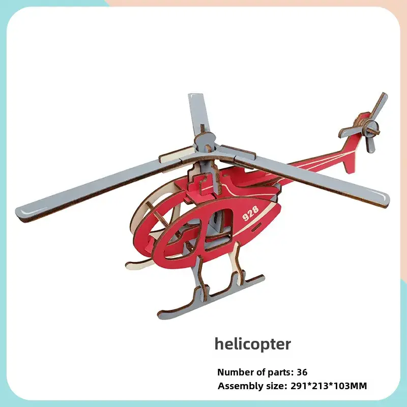 AS98-30 Wooden Aircraft Puzzle for Kids - Image 10