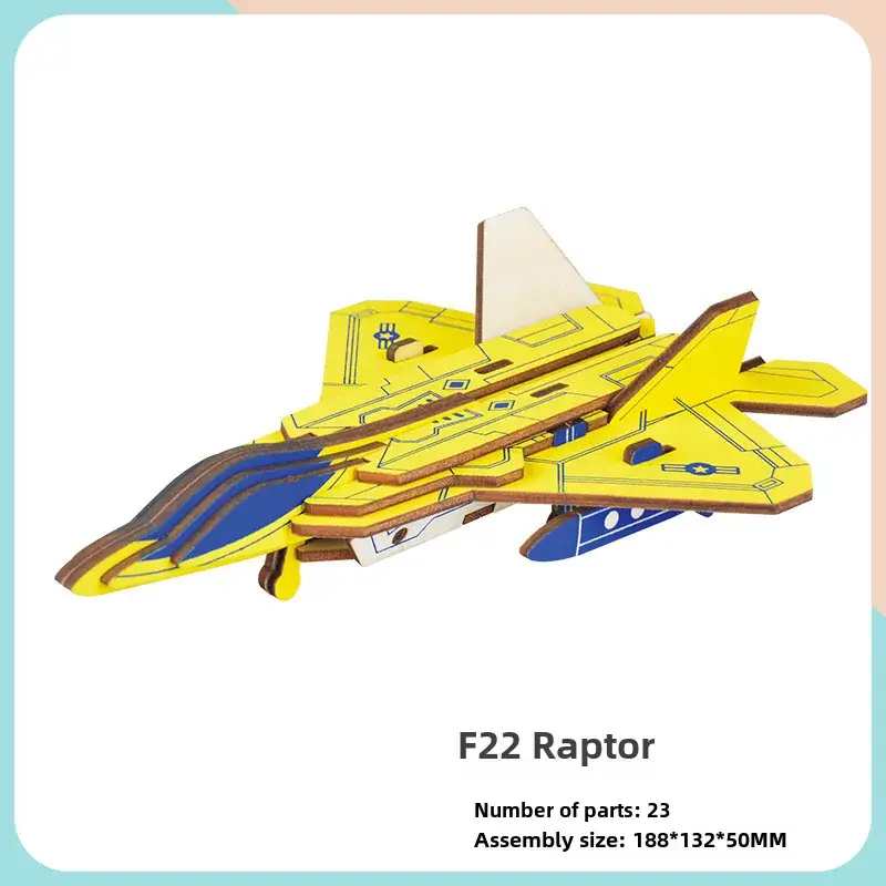 AS98-30 Wooden Aircraft Puzzle for Kids - Image 11