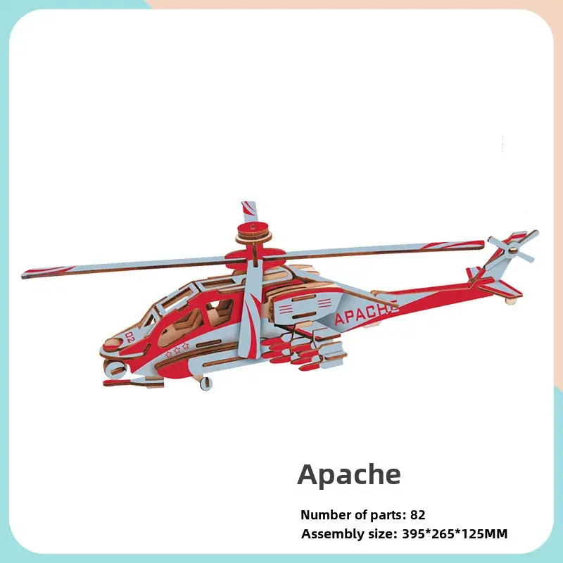 AS98-30 Wooden Aircraft Puzzle for Kids - Image 25