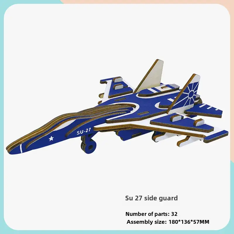 AS98-30 Wooden Aircraft Puzzle for Kids - Image 8
