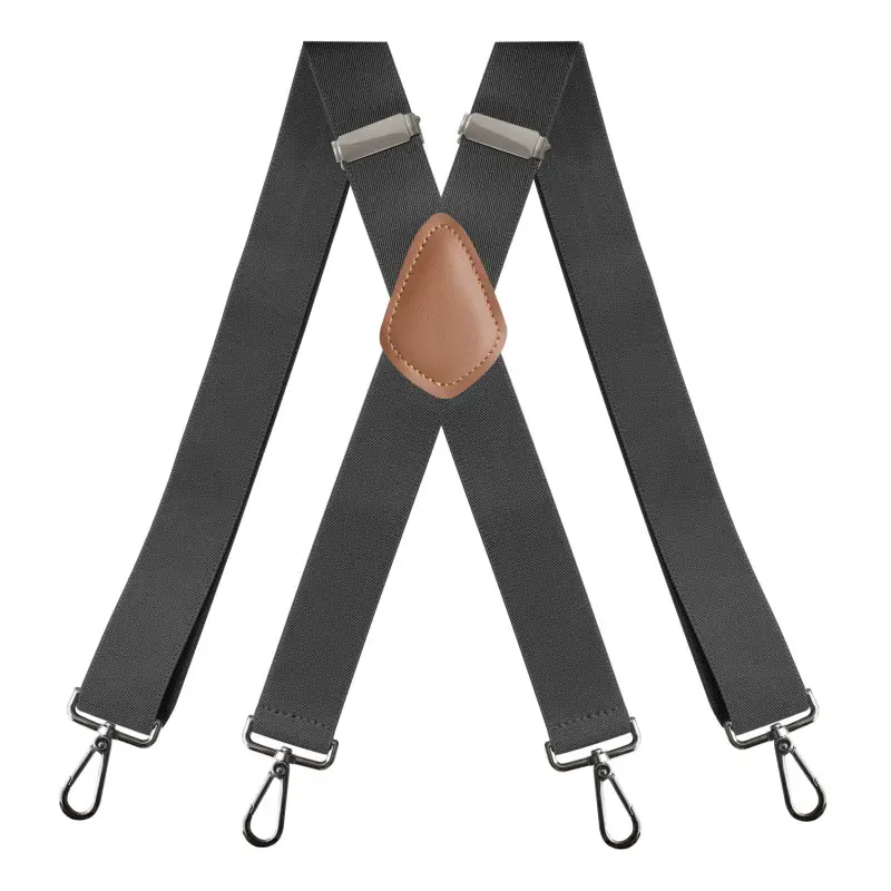 Men's Blue X-Clip Hook Strap with Leather Pad - Image 5
