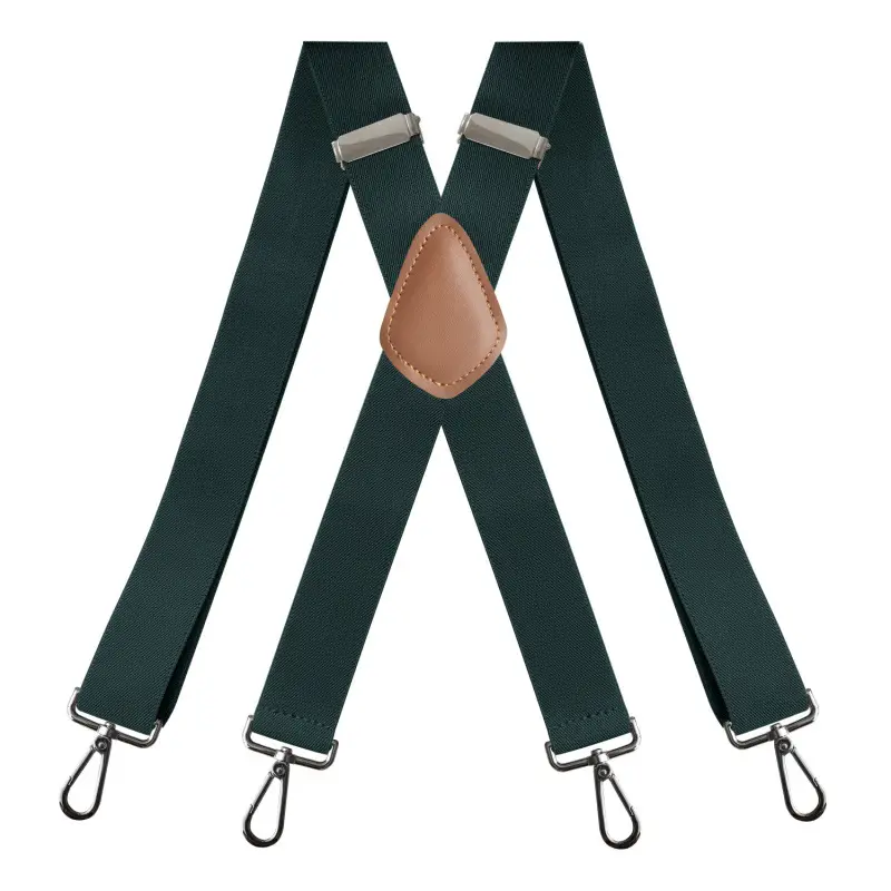 Men's Blue X-Clip Hook Strap with Leather Pad - Image 9