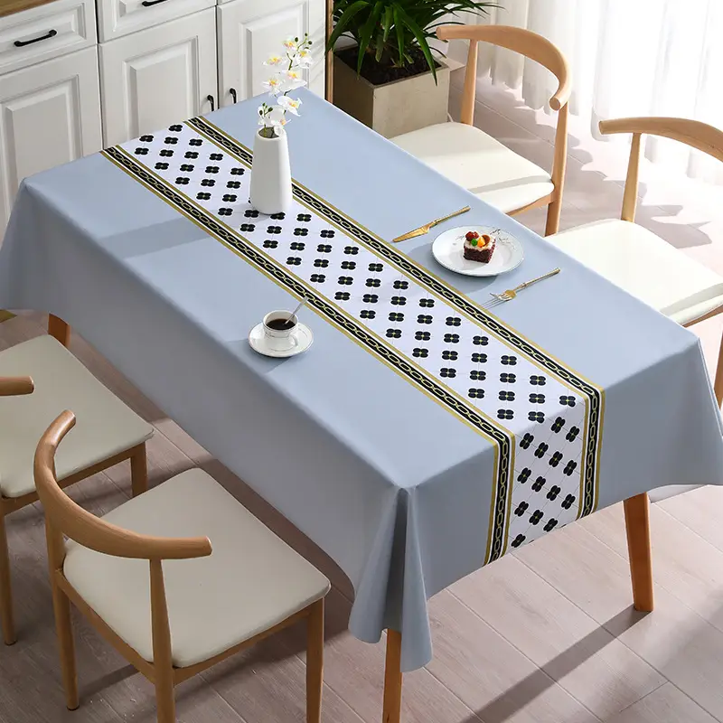 Waterproof Oil-Proof No-Wash Houndstooth Tablecloth - Image 12