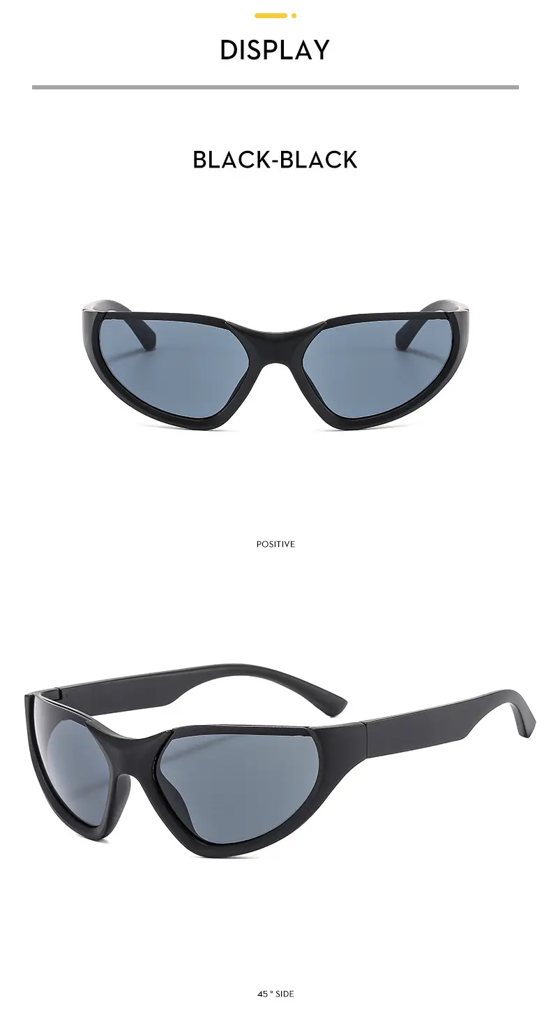 European American Futuristic Sports Sunglasses Silver Millennium — feature 14