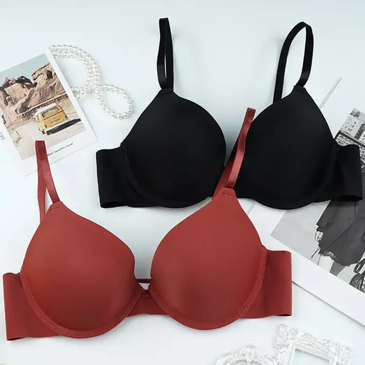 Cross-border smooth bra with steel ring design - Image 4