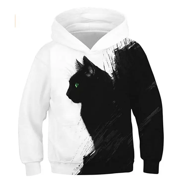 3D Printed Star Hooded Sweatshirt for Kids - Image 12