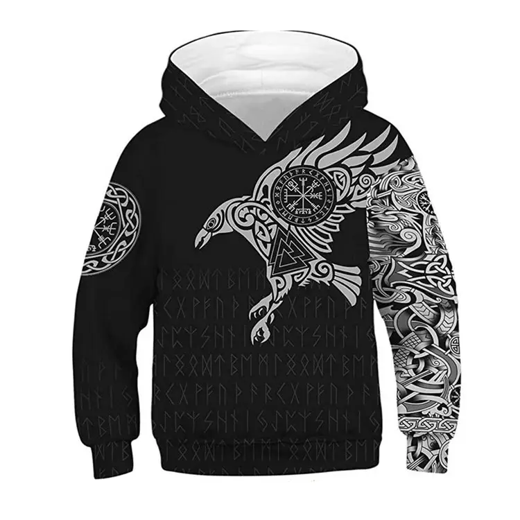 3D Printed Star Hooded Sweatshirt for Kids - Image 13