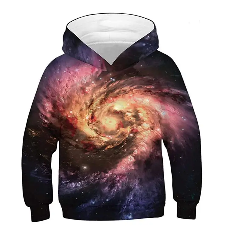 3D Printed Star Hooded Sweatshirt for Kids - Image 7