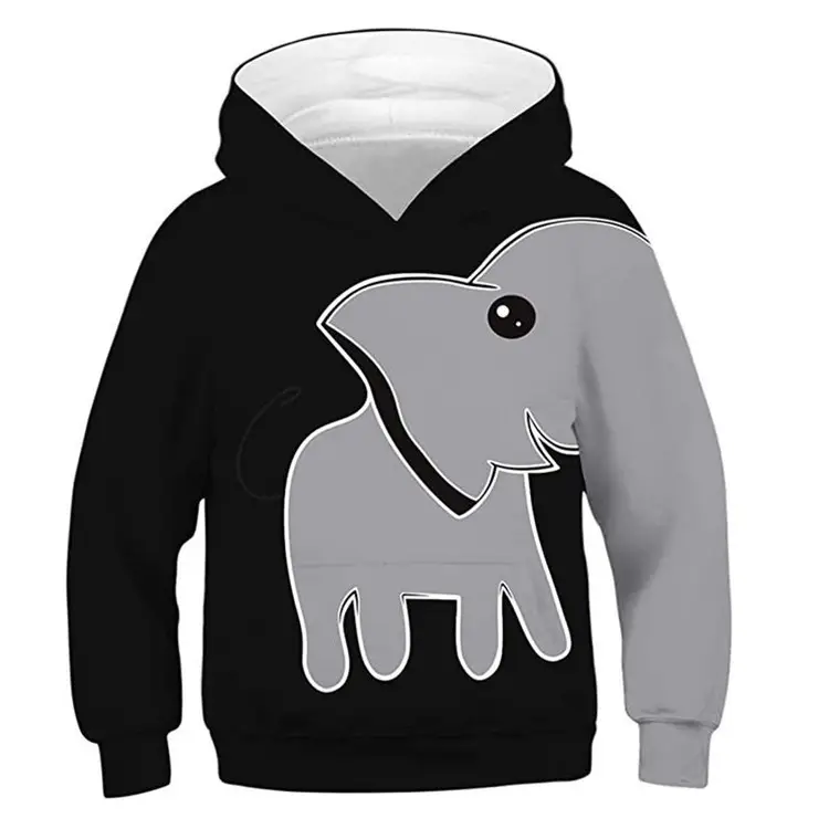3D Printed Star Hooded Sweatshirt for Kids - Image 8