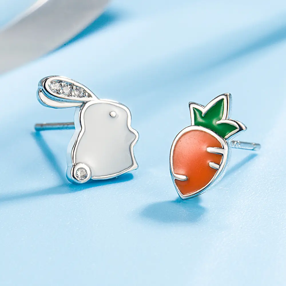 Cute Cartoon Rabbit Earrings for Women
