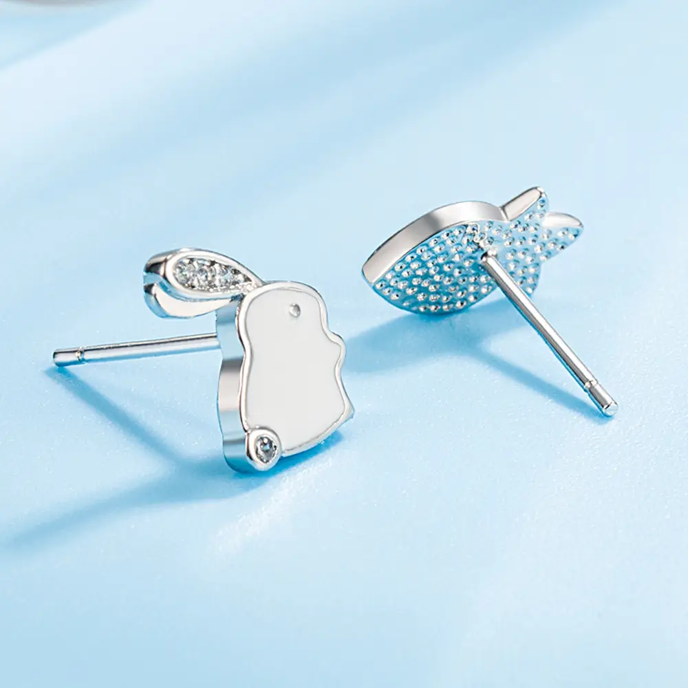 Cute Cartoon Rabbit Earrings for Women