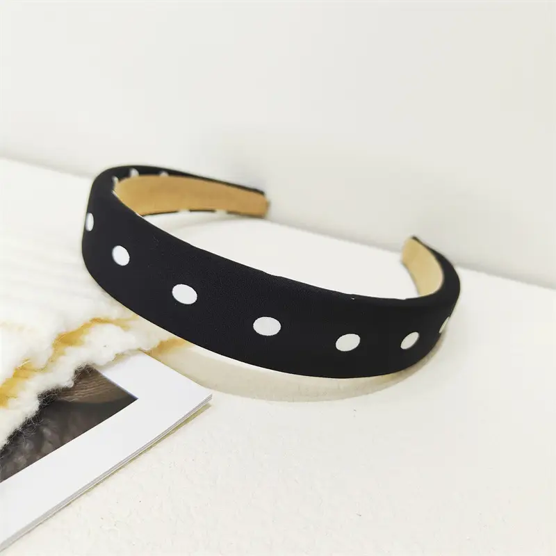 Vintage Plaid Hair Hoop Women's Korean Light Version - Image 9