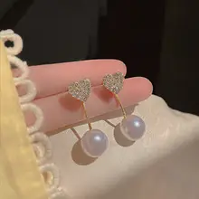 Black Camellia Pearl Tassel Earrings 2022 New Fashion — feature 3