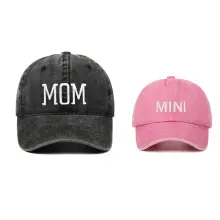 Blue Embroidered Mr & Mrs Cap for Couples Sun Protection — feature 16