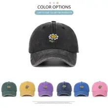 Blue Embroidered Mr & Mrs Cap for Couples Sun Protection — feature 7