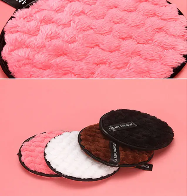 Pink Washable Makeup Remover Puff — feature 7