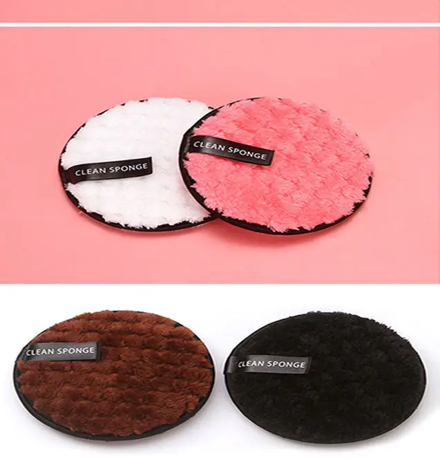 Pink Washable Makeup Remover Puff — feature 8