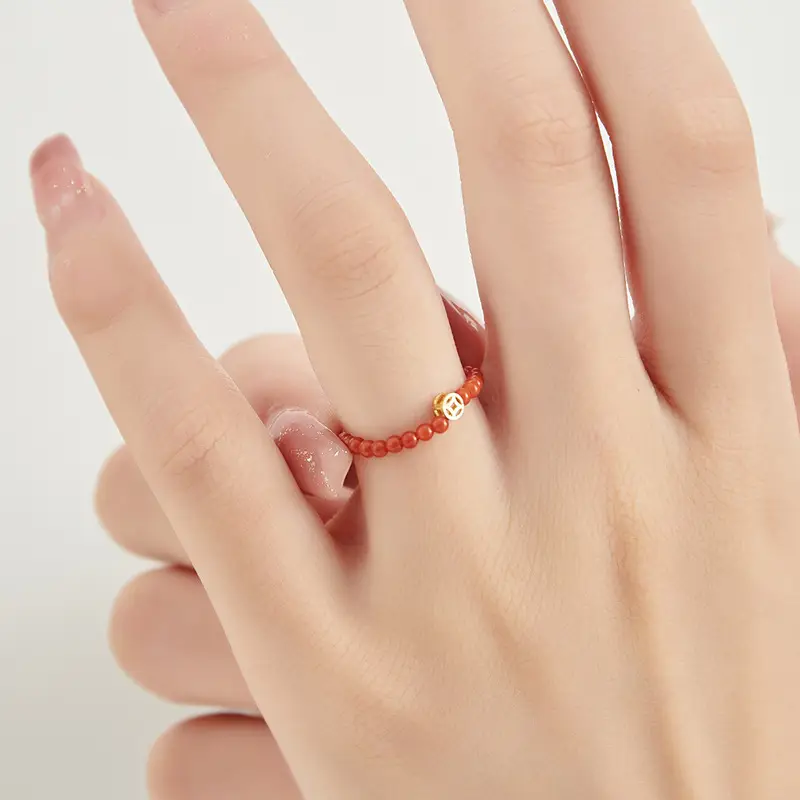 2mm Mini S925 Silver Natural Rainbow Tourmaline Ring Pearl Crystal Texture Blessing Good Luck - Image 25