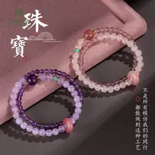 2mm Mini S925 Silver Natural Rainbow Tourmaline Ring Pearl Crystal Texture Blessing Good Luck â feature 19