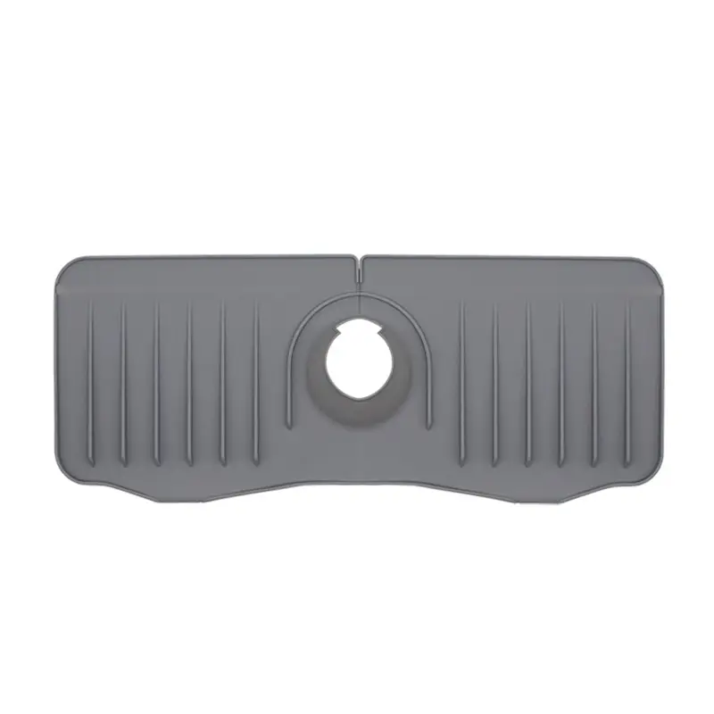 Adjustable Silicone Drain Tray for Faucet Sink Anti-Splash Water Block - Image 8