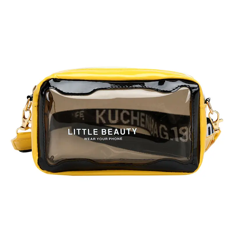 Transparent Pink Cosmetic Bag Women's 2022 New