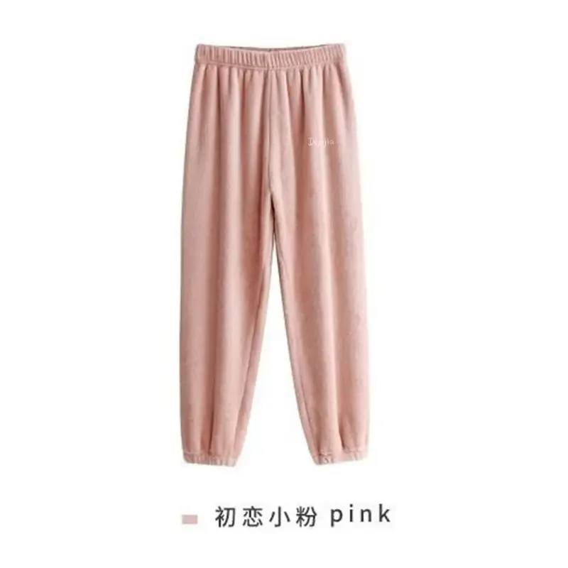 Women's Warm Coral Fleece Lazy Pants Winter Casual