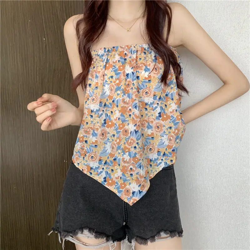 Women Floral Halterneck Camisole Summer Top 2025 — feature 10