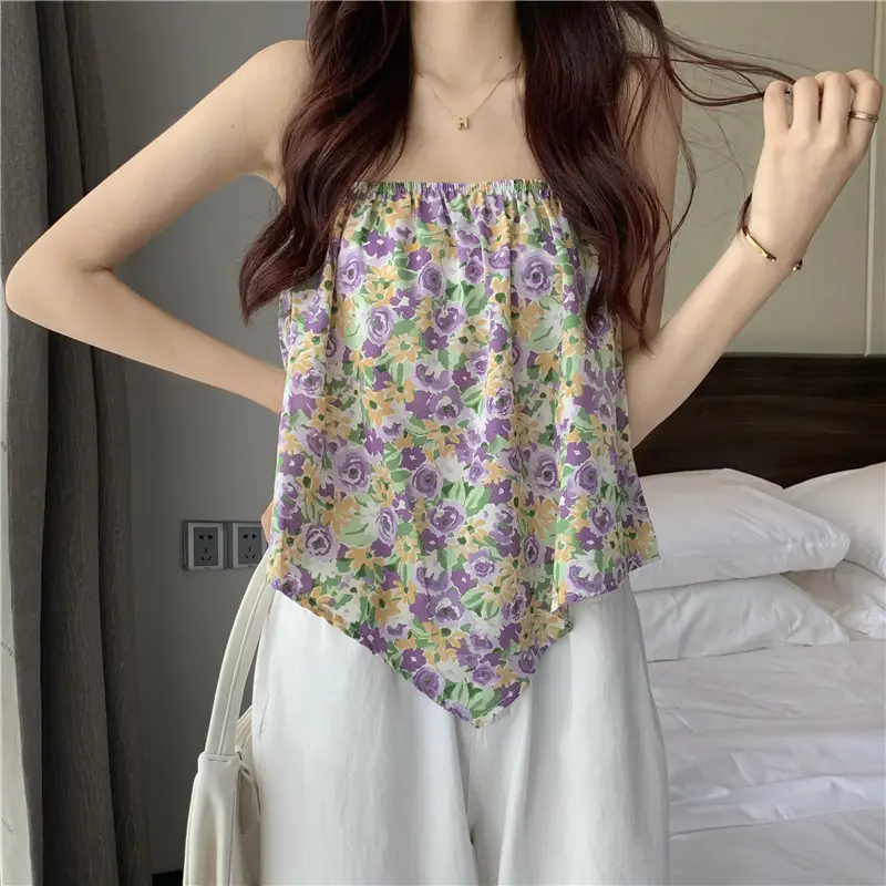 Women Floral Halterneck Camisole Summer Top 2025 — feature 11