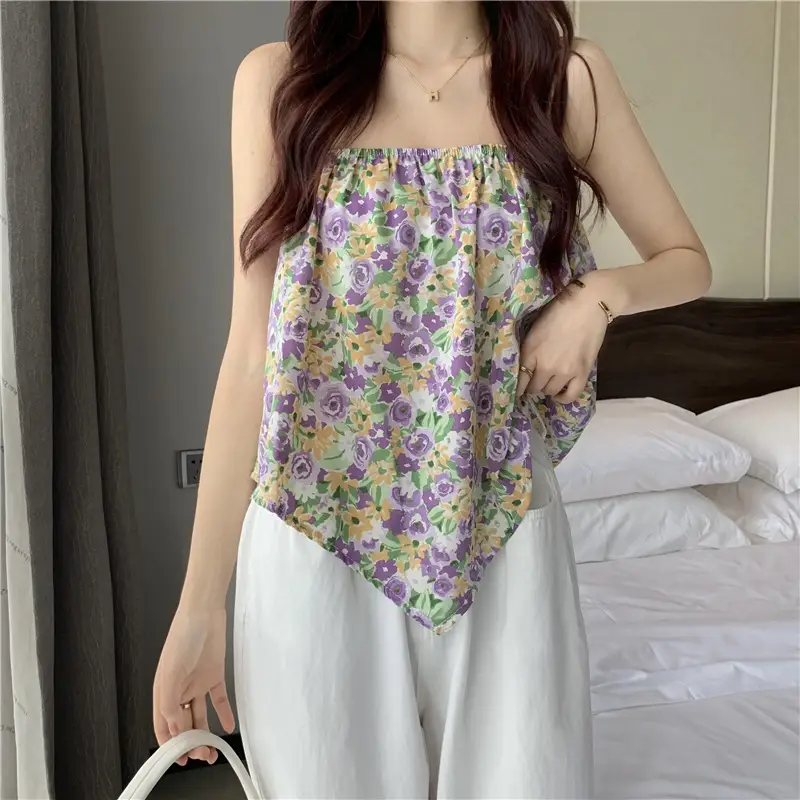 Women Floral Halterneck Camisole Summer Top 2025 — feature 12