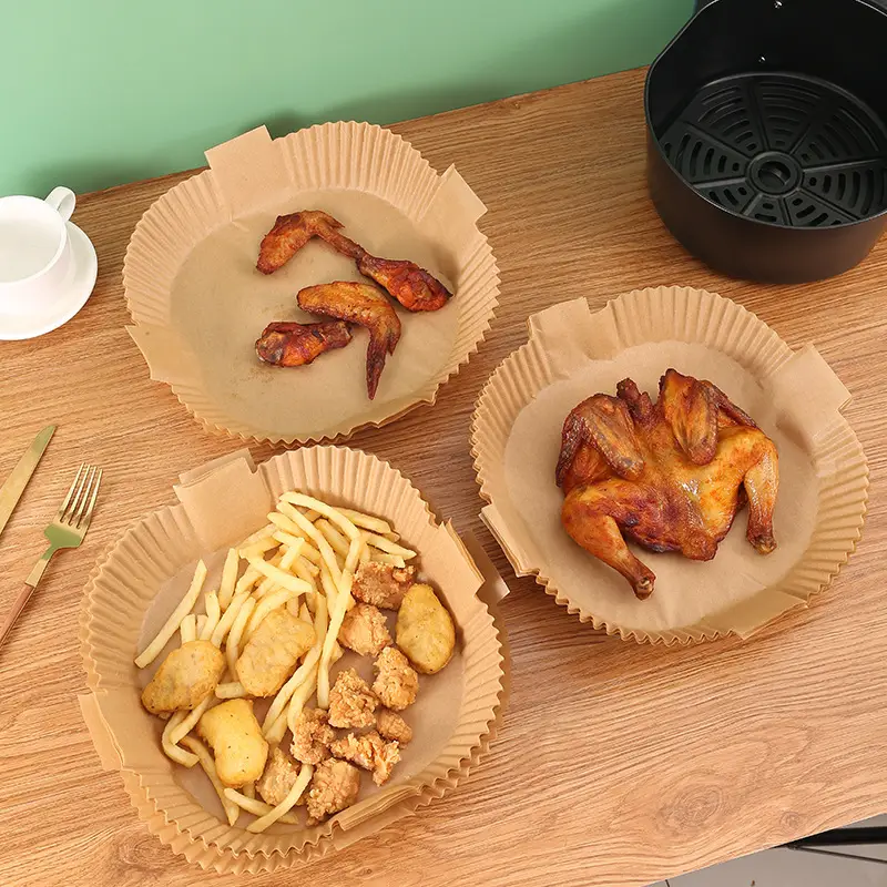 FDA Certified Square Hanging Air Fryer Paper Tray 100 Pcs - Image 5
