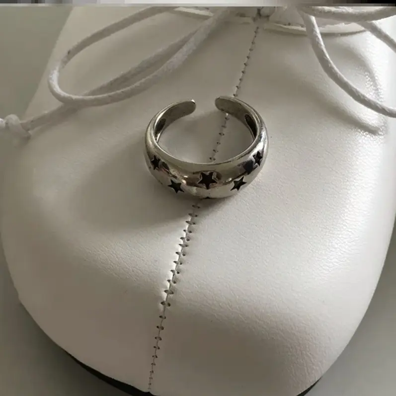 Open Ring with Five-Pointed Star Design for Women - Image 5