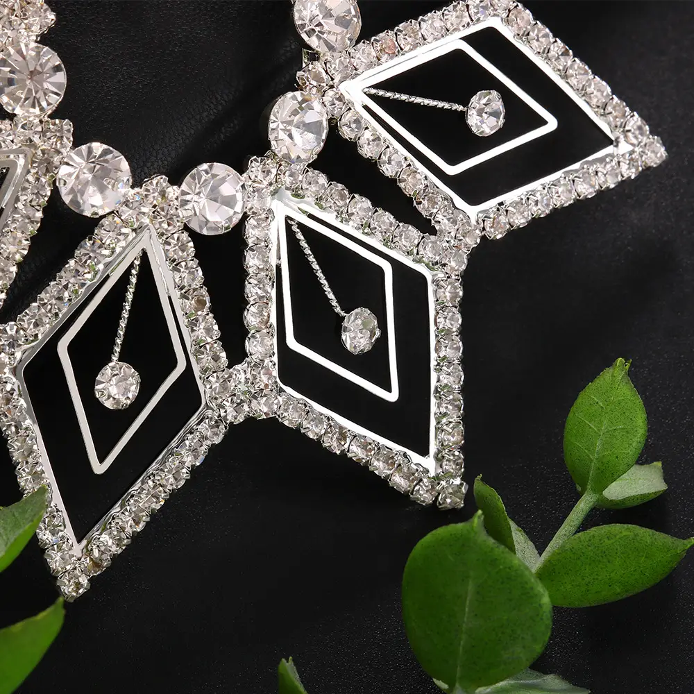 AliExpress New Arrival Hollow Flower Rhinestone Breast Patch - Image 5