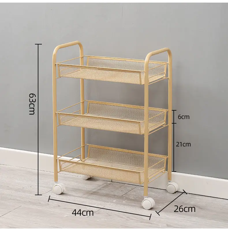 Multi-Layer Storage Trolley for Vegetable Kitchen — feature 14