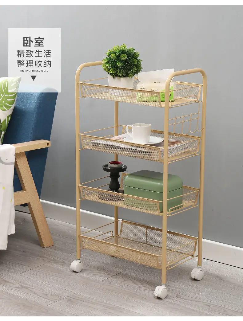 Multi-Layer Storage Trolley for Vegetable Kitchen — feature 8