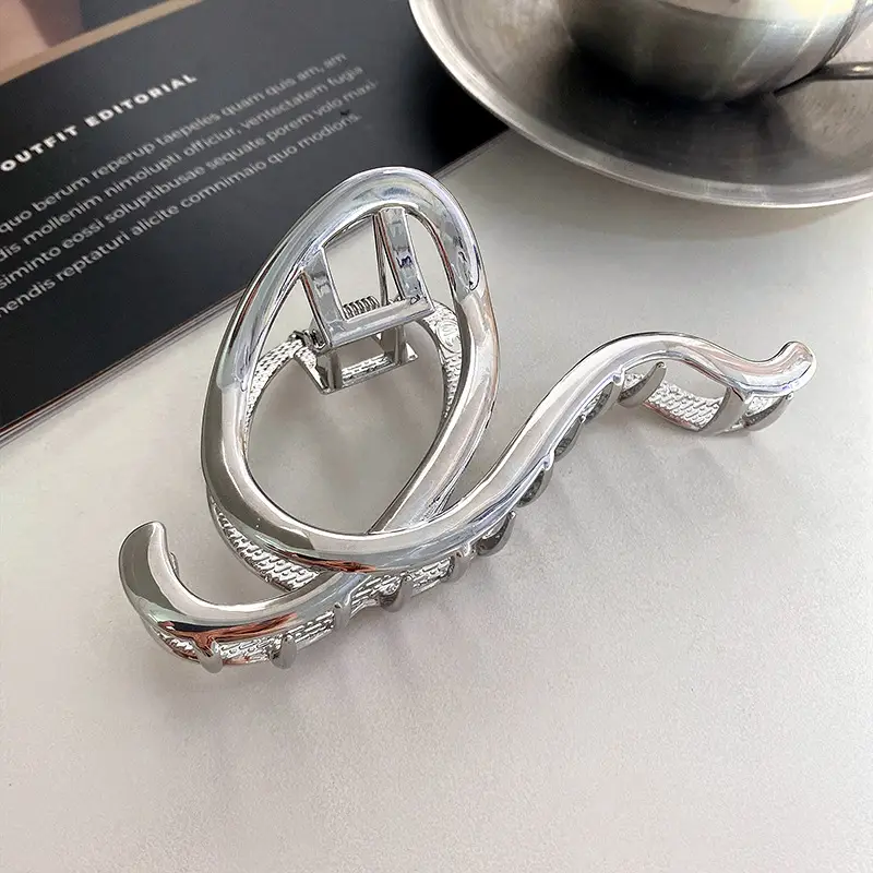 Gold Shark Clip for Women's Summer Hairpin