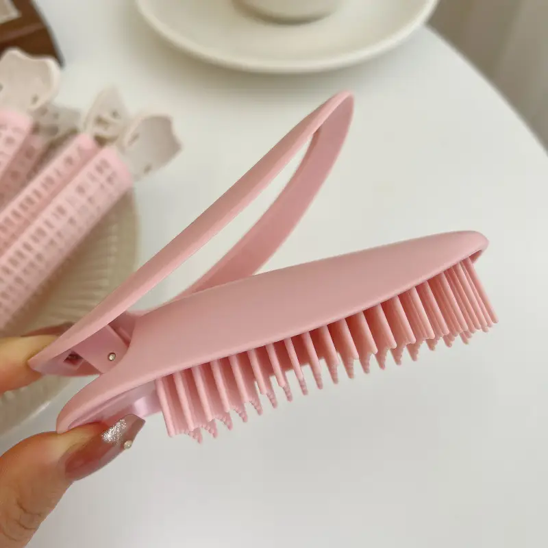 Pink Hair Clip for Korean Hairstyle Flip Holder - Image 3