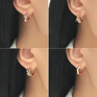 Stainless Steel Geometric Earrings for Women — feature 9