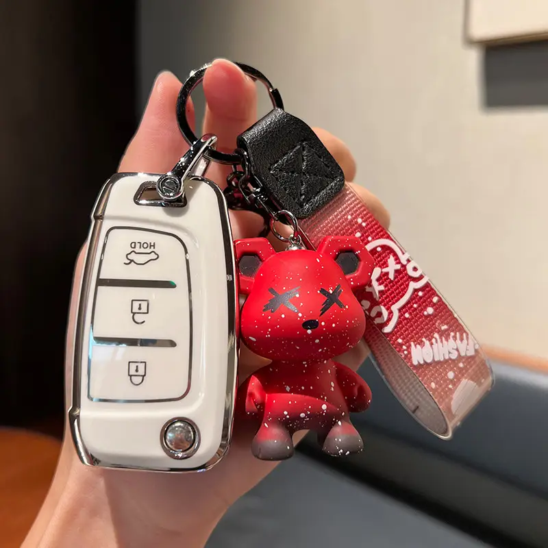 Suitable for 20 modern new Yuedong key sets Yena Shengda Elantra Mingtu Yixing car protective case bag buckle - Image 12