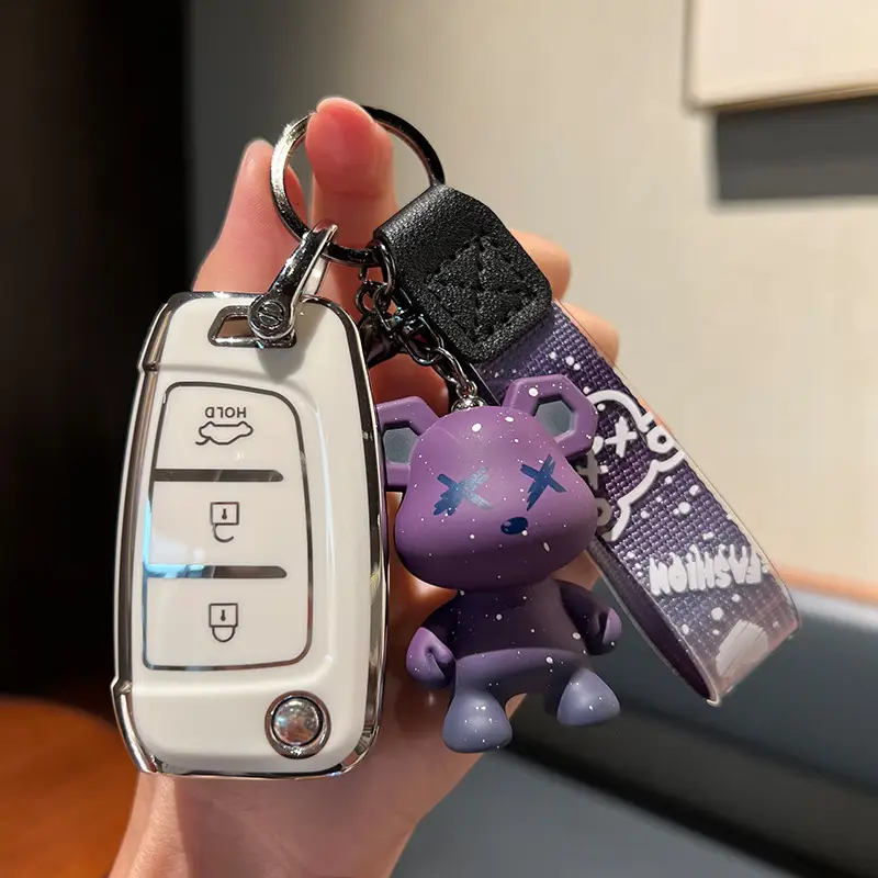 Suitable for 20 modern new Yuedong key sets Yena Shengda Elantra Mingtu Yixing car protective case bag buckle - Image 14
