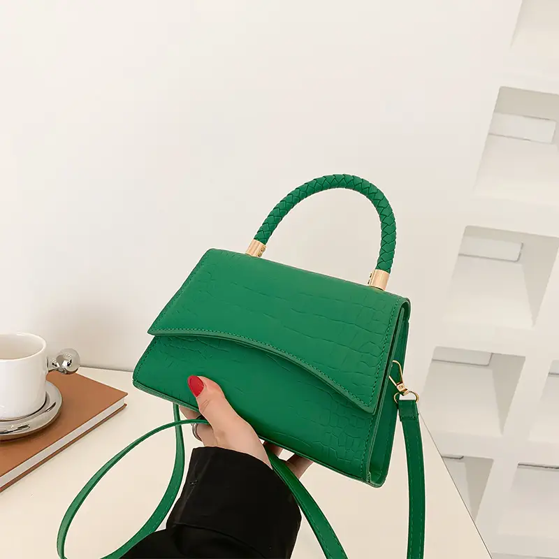 Women's White Shoulder Bag with Crossbody Strap - Image 5
