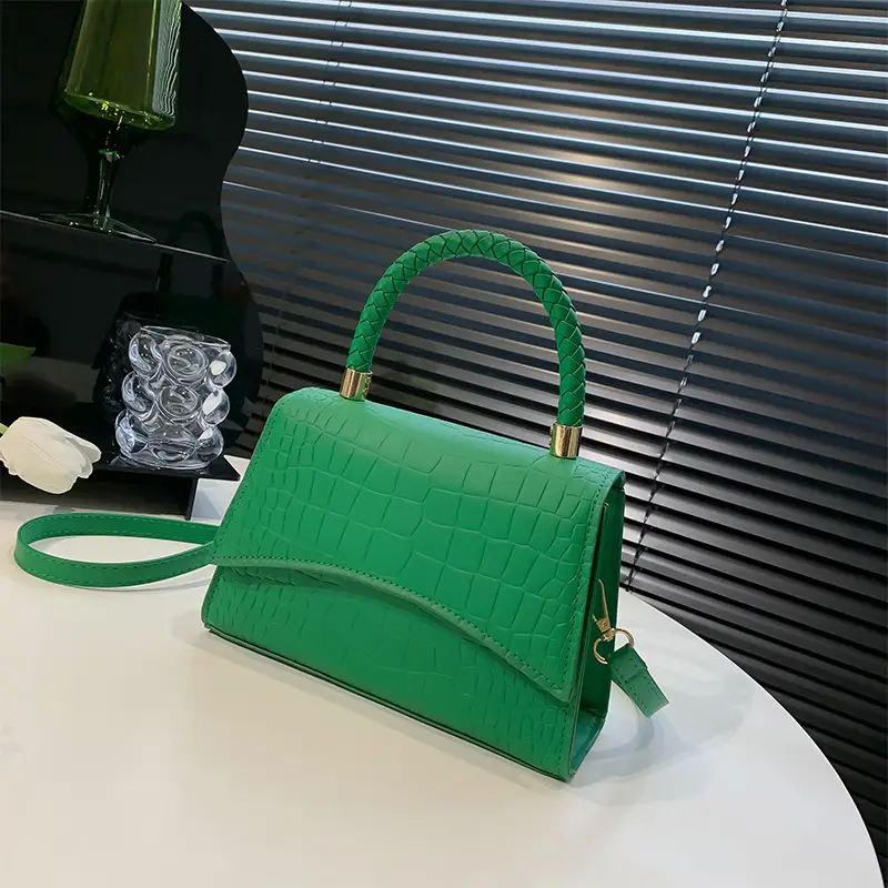 Women's White Shoulder Bag with Crossbody Strap - Image 4