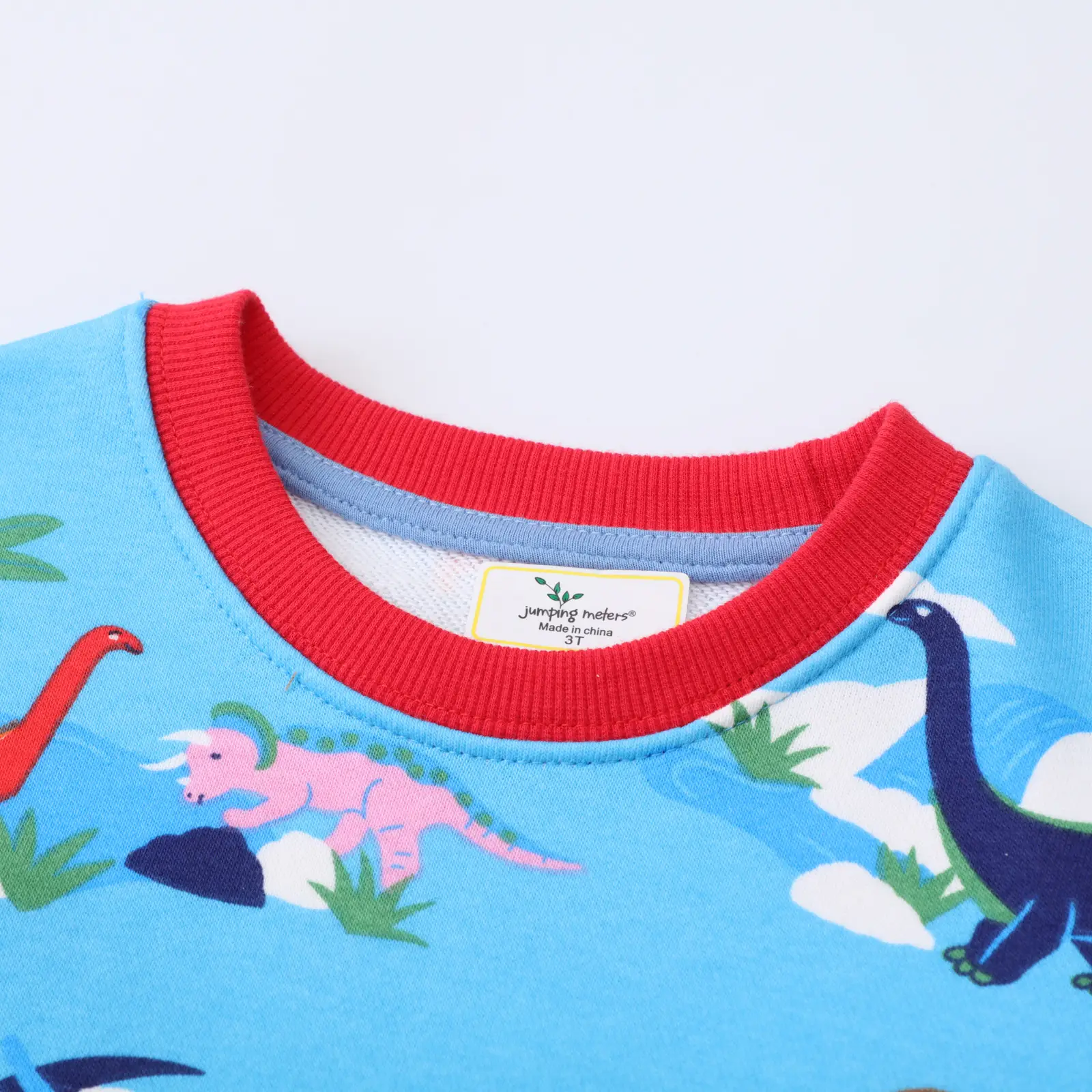 European American Spring Boys Sweatshirt Dinosaur Pattern - Image 3