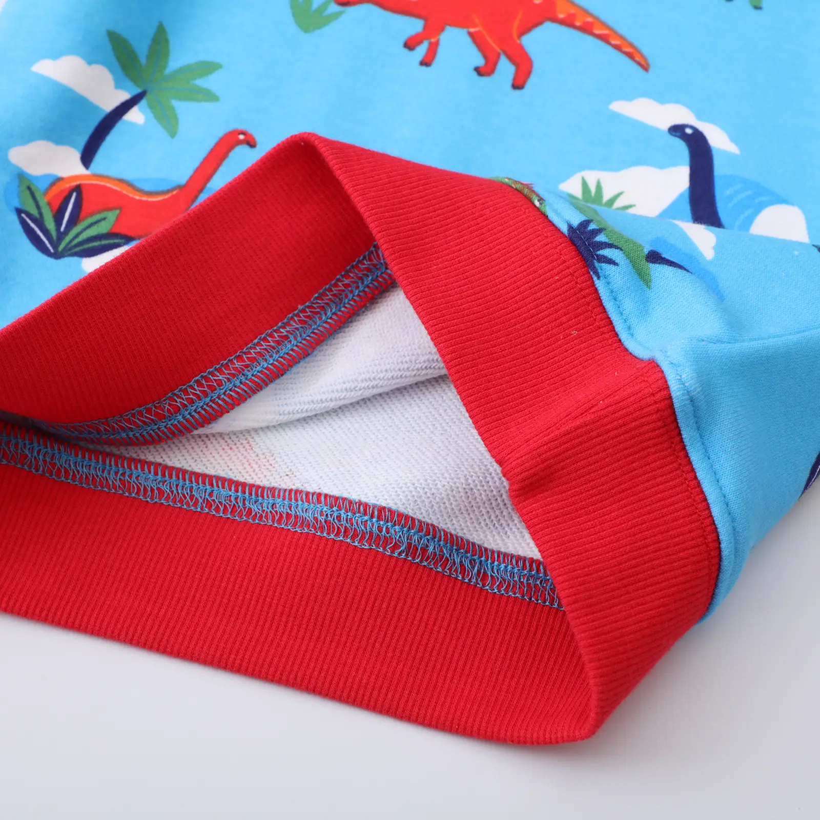 European American Spring Boys Sweatshirt Dinosaur Pattern - Image 4