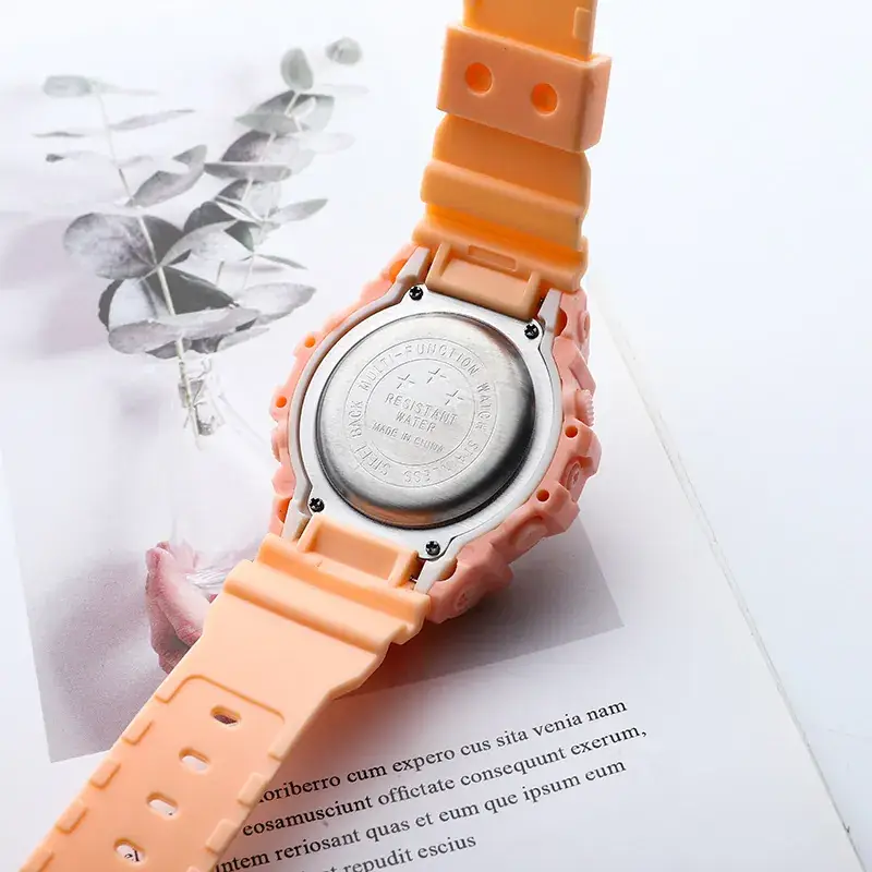 Korean Style Digital Watch for Girls Jelly Color