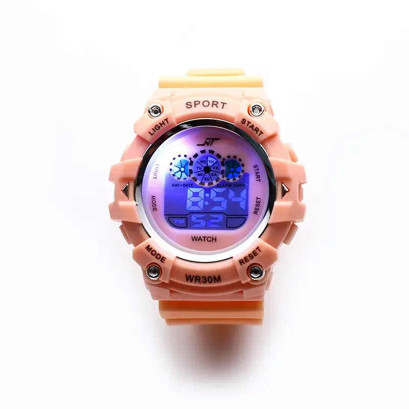 Korean Style Digital Watch for Girls Jelly Color