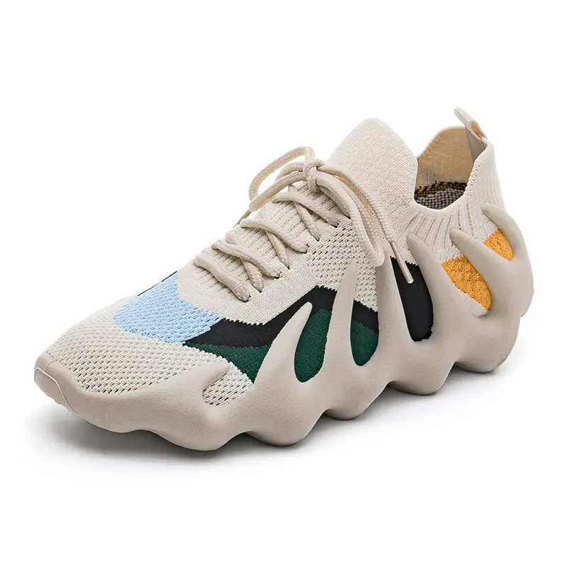 Women's Mesh Sneakers White Blue Green New Style - Image 8